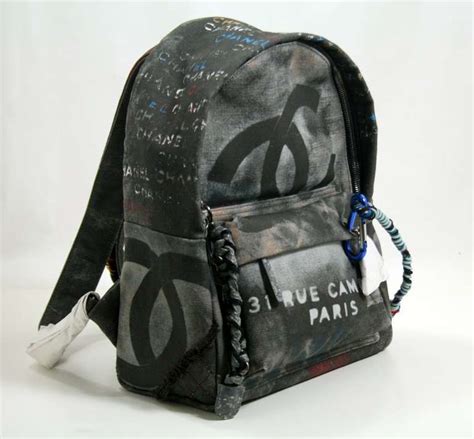 chanel art school backpack price|Chanel Graffiti Backpack .